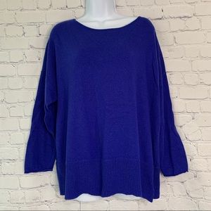 Philosophy Dane Lewis Royal Blue Sweater Top 3X